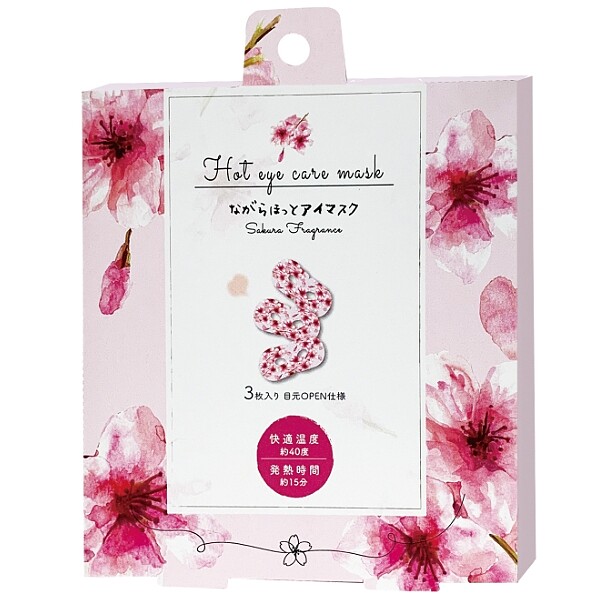台隆獨家的櫻花綻放溫感眼罩，3枚入NT250