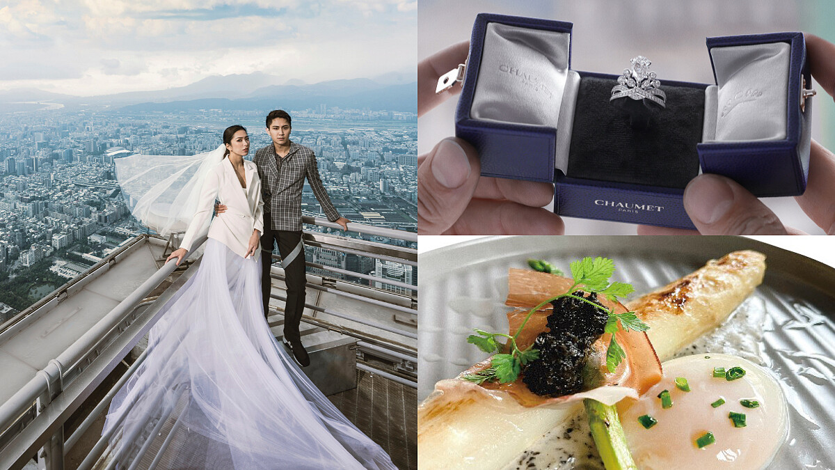 訂製專屬的婚禮體驗！台北101首推結婚計畫《愛在雲端101》，秘境婚紗之旅就此展開～