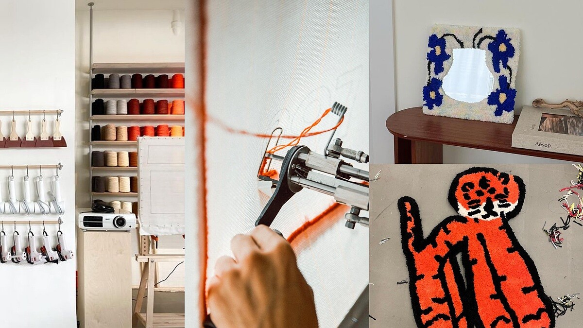 全台Tufting手作地毯課程推薦懶人包!用簇絨槍DIY出專屬你的刺繡地毯