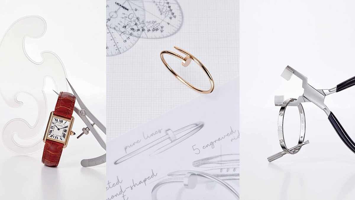 Cartier ICONS一切源於完美繪圖！卡地亞運用簡潔線條、精確造型、和諧比例，以及對細節的堅持，雋刻當代經典！