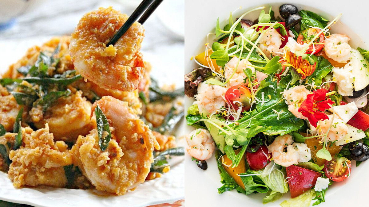 麻辣鮮蝦蔬食拌蕎麥麵/起司雞塊/泰式酸辣蝦球沙拉，3道好好吃歡喜瘦的食譜來了！