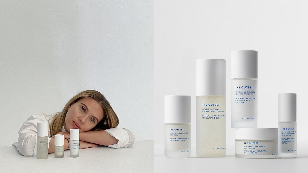 史嘉蕾喬韓森推保養品牌！The Outset主打純素無添加，白藍包裝好療癒
