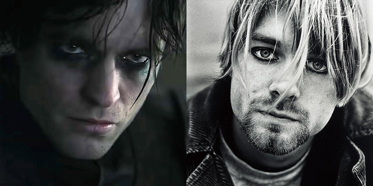 導演 Matt Reeves 不諱言是以 Kurt Cobain 陰鬱的形象為新版蝙蝠俠重新定義個性與風格。