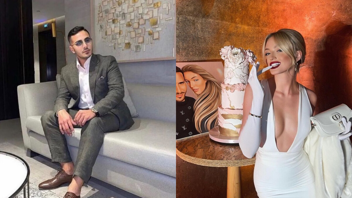 ▲Simon希望自己和Kate Konlin都能通過IG的名人認證。(合成圖 / 翻攝自IG)