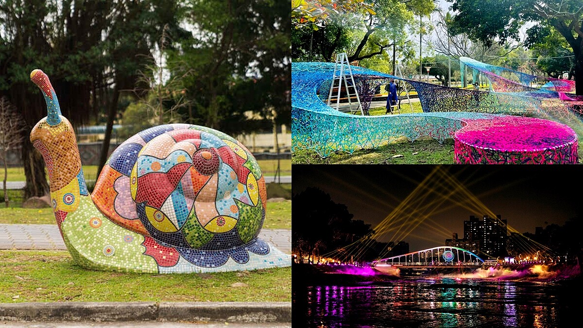 「2021+桃園地景藝術節」只有17天！巨大夜鷺、蝸牛等你捕捉，還有樹屋與光影展超有趣