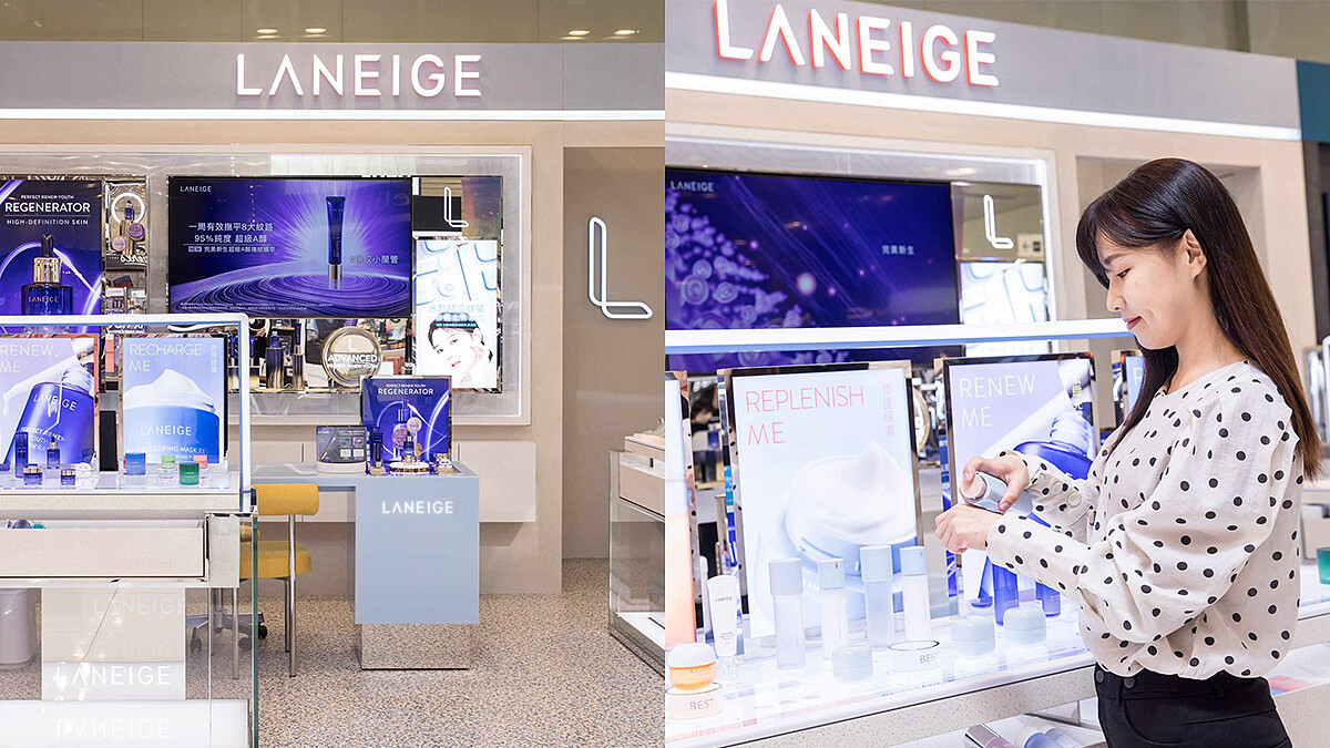蘭芝全球首創皮膚管理概念櫃正式於台中中友與你相見! 全櫃韓國直送,耗資破千萬,讓妳盡情購物同時享受正統速效護膚~美成金裕貞仙女小姊姊模樣!