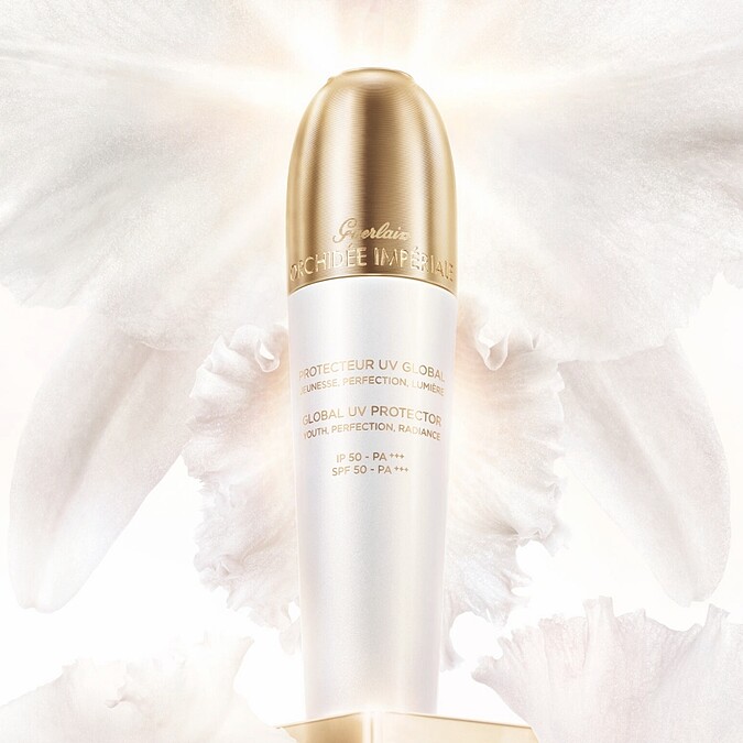 嬌蘭蘭鑽氧蘊極光白金隔離乳主視覺。