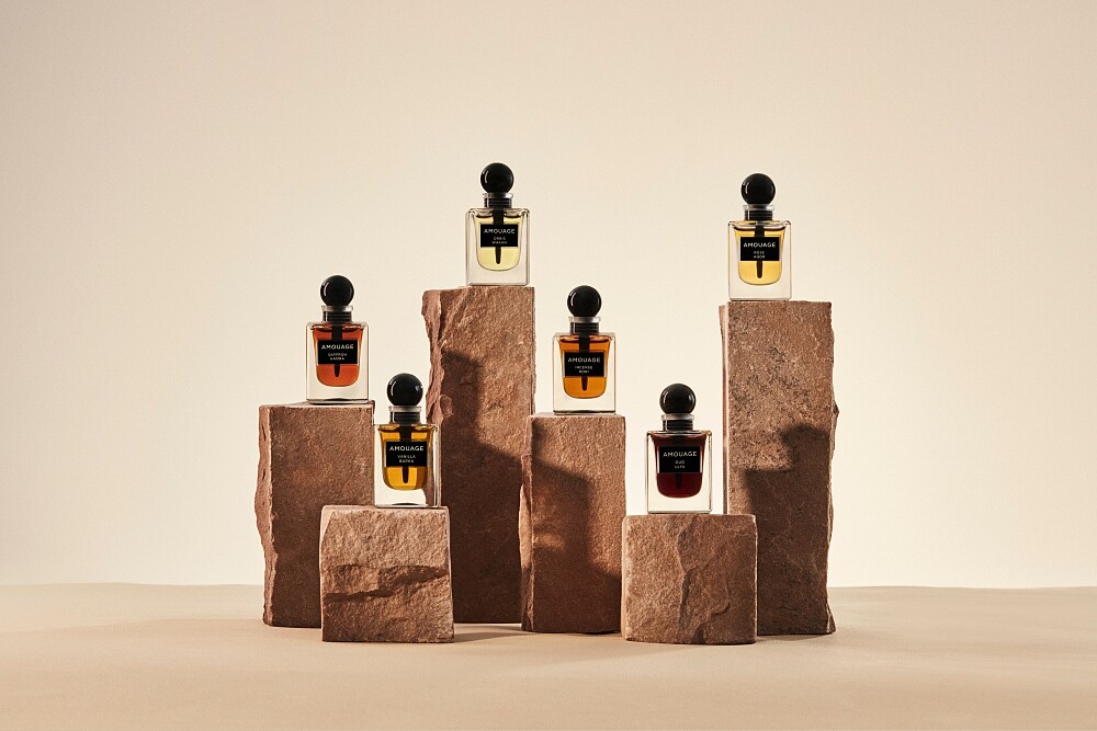 AMOUAGE ATTARS精油系列主視覺圖。
