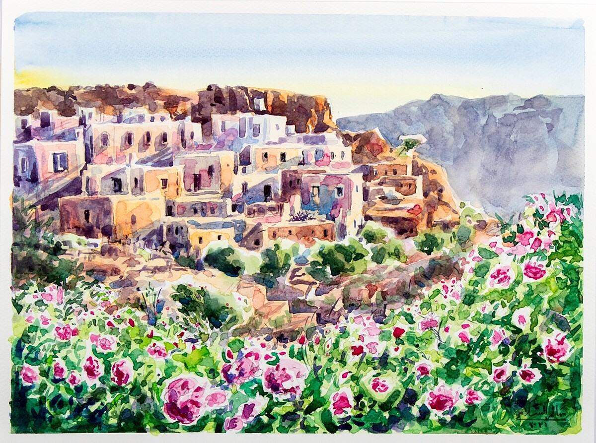 AMOUAGE阿科玫瑰ATTAR精油ROSE AQOR風景圖。