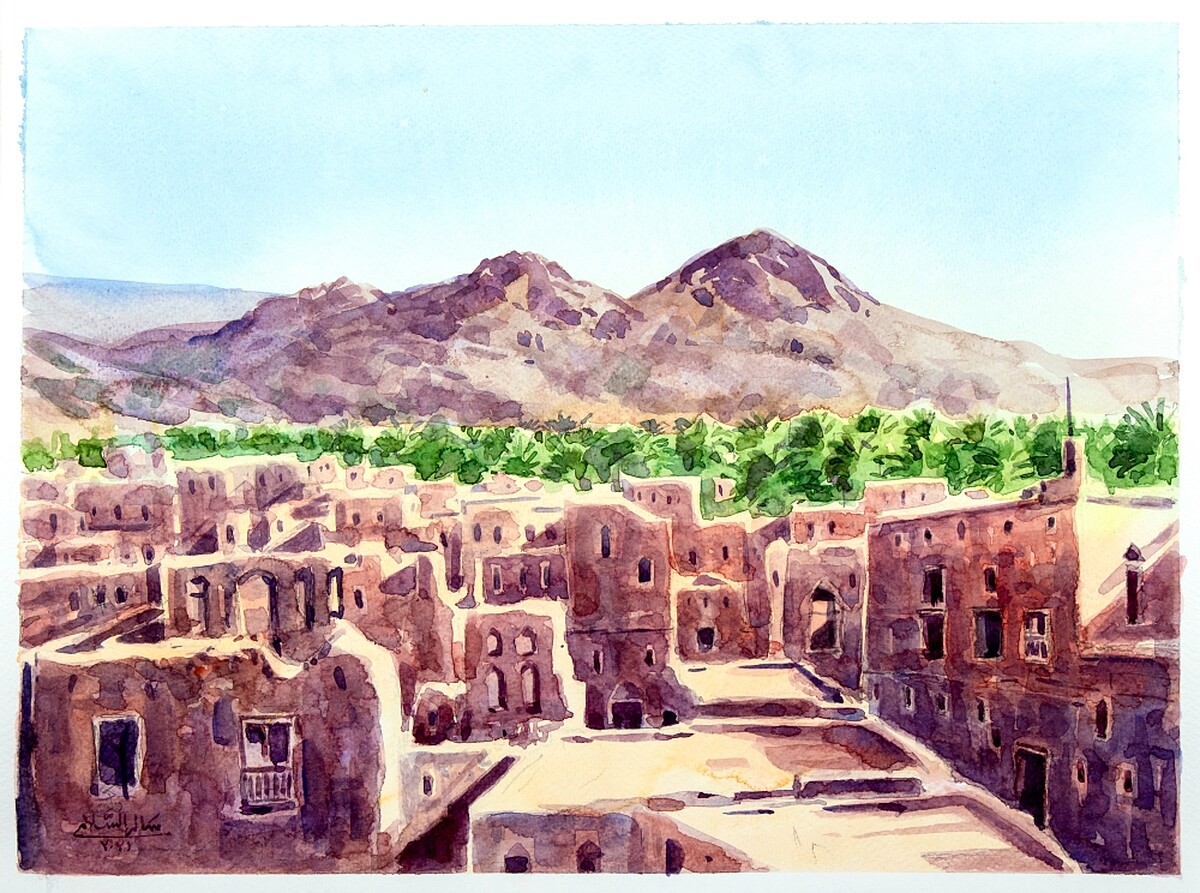 AMOUAGE漢拉藏紅花ATTAR精油SAFFRON HAMRA風景圖。