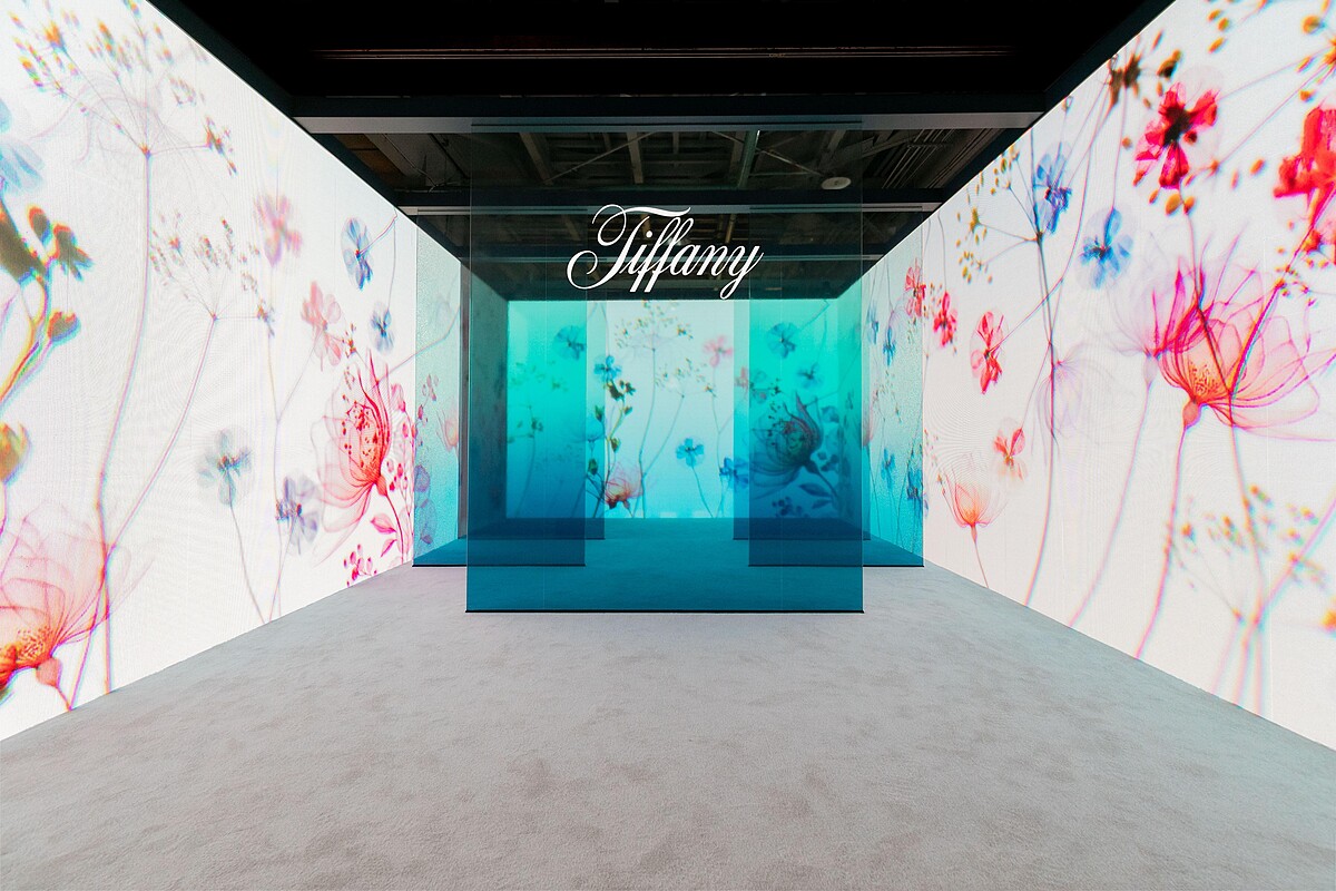 Tiffany 2022自然綺想高級珠寶展 空景照