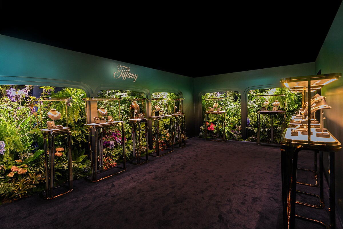 Tiffany 2022自然綺想高級珠寶展 空景照