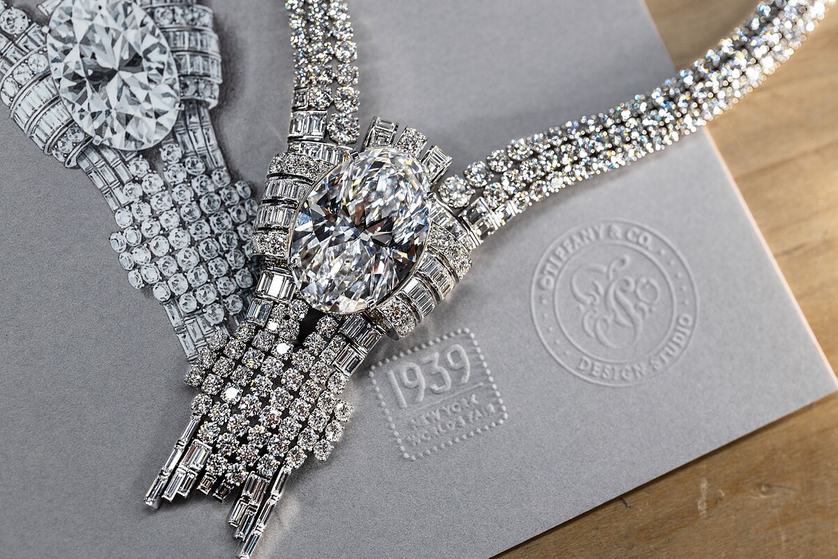 帝國鑽石高級珠寶項鍊工藝圖