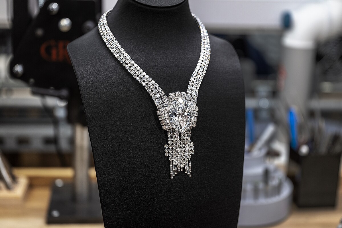 帝國鑽石高級珠寶項鍊工藝圖