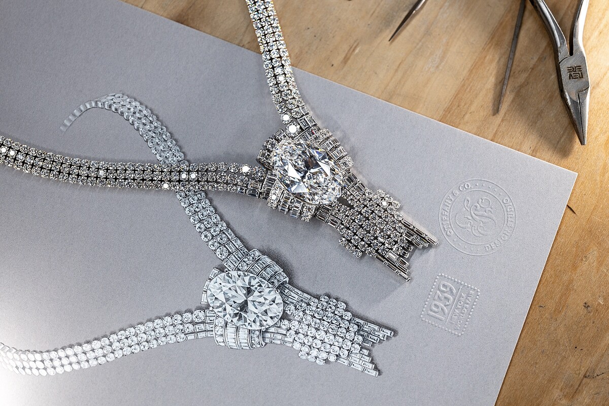 帝國鑽石高級珠寶項鍊工藝圖