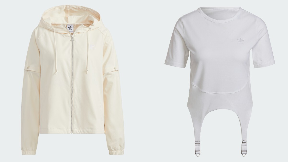 拼接外套 NTD 3,490、吊帶設計上衣 NTD1,490