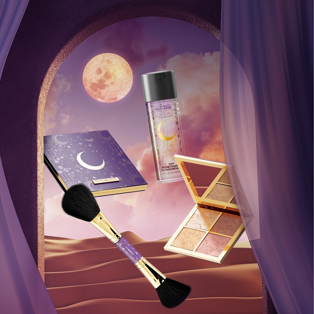 M.A.C月夜星辰限量彩妝系列。