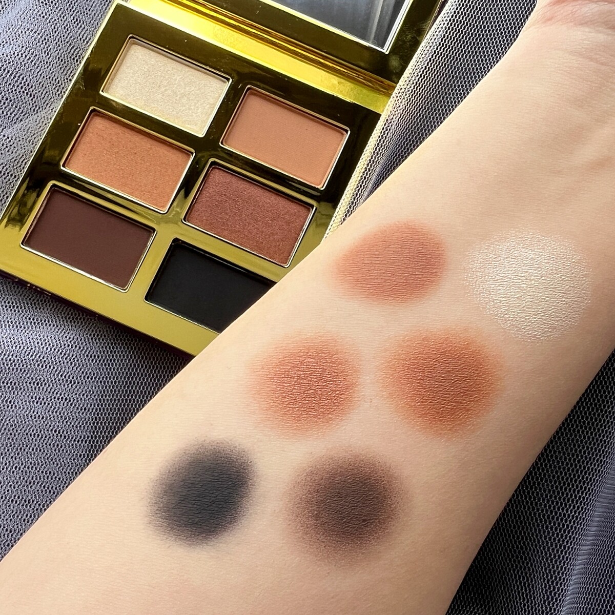 M.A.C月夜星辰系列六色眼影盤試色。