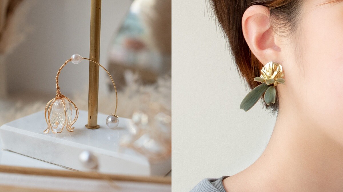 小資女愛牌參樓研製所春夏耳環報到，鹿角蕨、透視鈴蘭…清新系女孩絕對愛