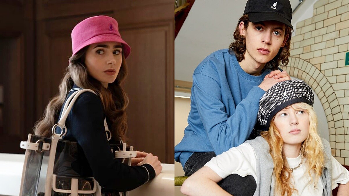 艾蜜莉的袋鼠帽Kangol春夏新款！氣質毛呢貝雷帽，還有附口罩的防疫帽款