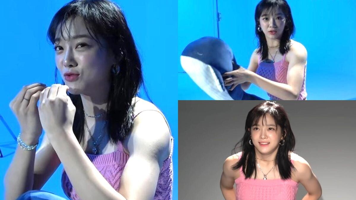 金世正一度手臂肌肉發達