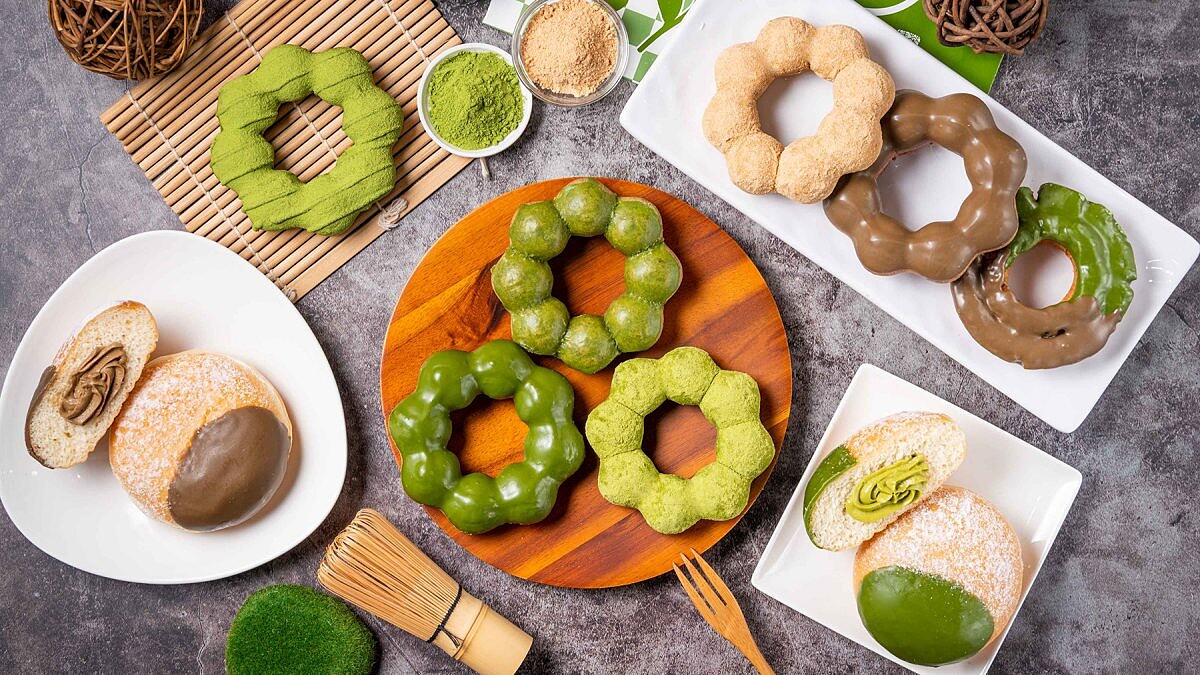 Mister Donut x一〇八抹茶茶廊必吃茶系甜甜圈TOP9！加入抹茶、焙茶超濃郁