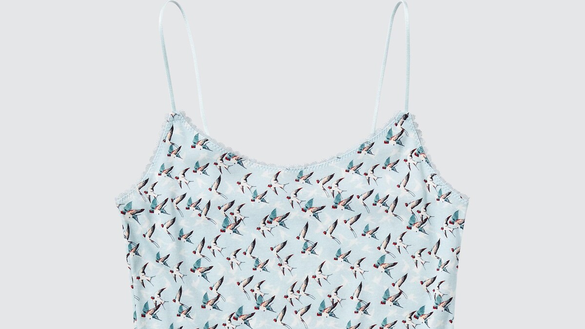 棉質細肩帶背心，NT$290