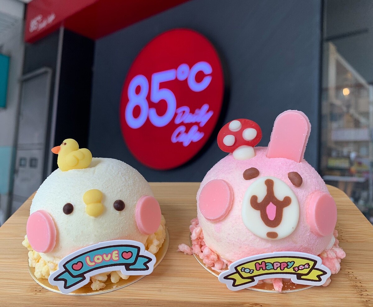 85˚C推出限量卡娜赫拉造型蛋糕