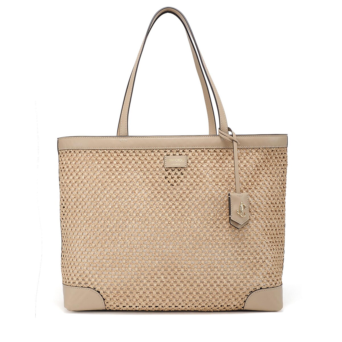 Jimmy Choo 編織提包,NT45,800。