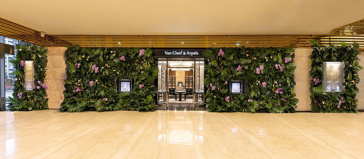 Van Cleef & Arpels 梵克雅寶春日詩意花園 空景照 