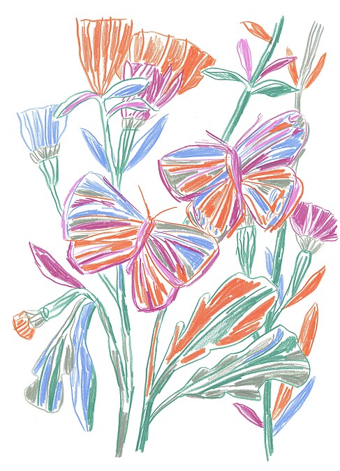 Van Cleef & Arpels梵克雅寶攜手法國藝術家Alexandre Benjamin Navet創作繁花盛放的春日詩意花園插畫