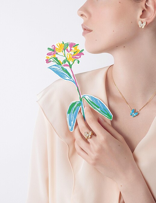 Van Cleef & Arpels梵克雅寶模特兒情境圖