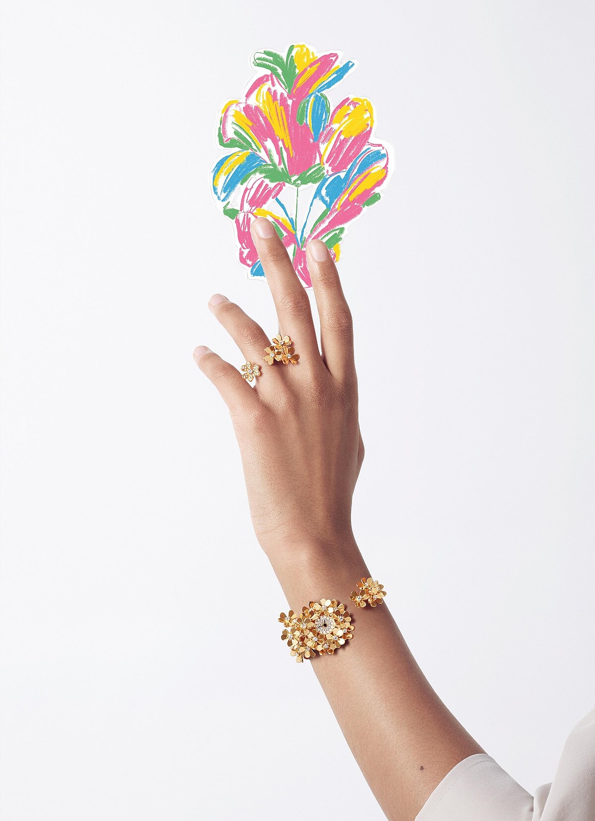 Van Cleef & Arpels梵克雅寶模特兒情境圖