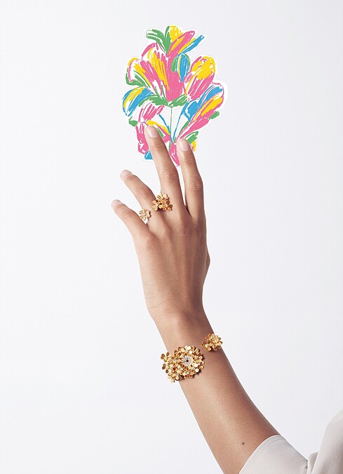 Van Cleef & Arpels梵克雅寶模特兒情境圖