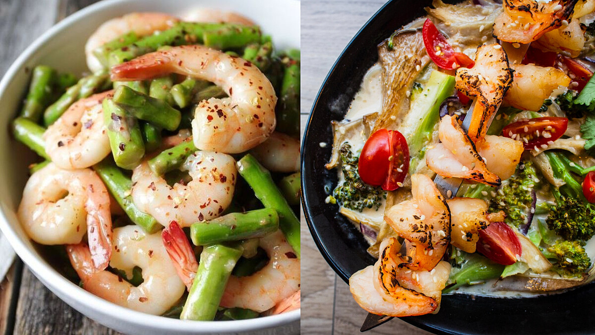 木耳番茄炒蛋/蝦仁清炒菠菜/青花菜炒雞丁，春季時蔬隨手炒低脂高蛋白 營養好吃！