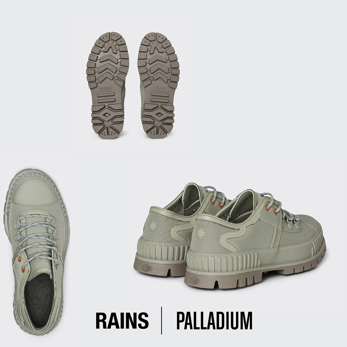 Pallashock巧克力鞋（苔原綠），NT$3,580