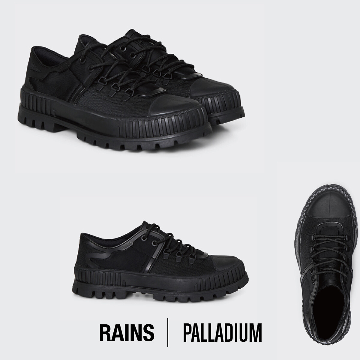 Pallashock巧克力鞋（極簡黑），NT$3,580