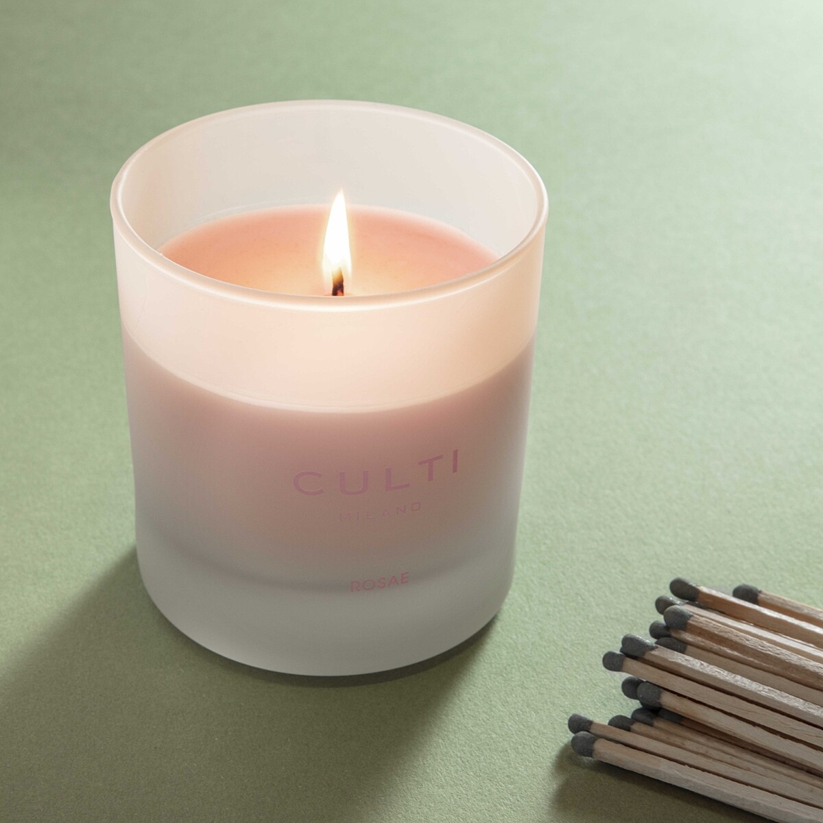 CULTI MILANO粉彩系列香氛蠟燭(#百葉薔薇Rosae)270g，NT2100