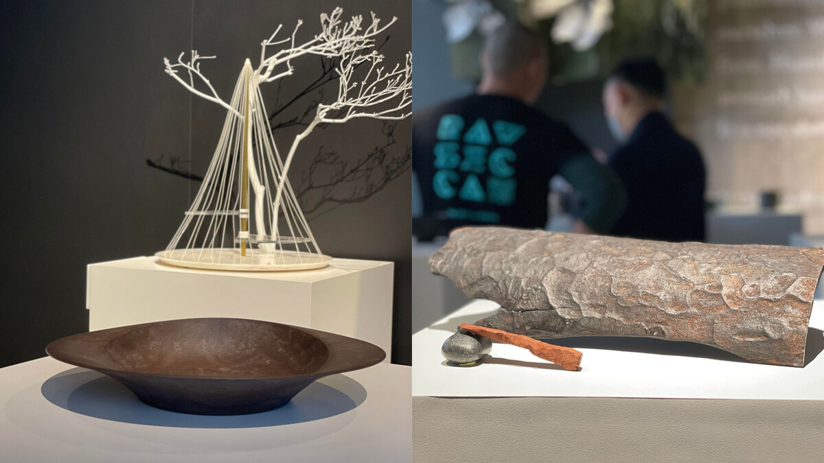 此次Raw春季菜單發表會現場展示Secca一系列作品。