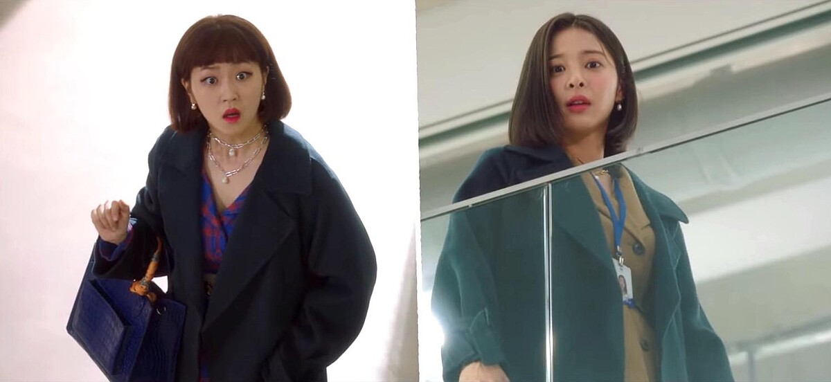 《社內相親》戲中陳映書與趙友貞是死對頭