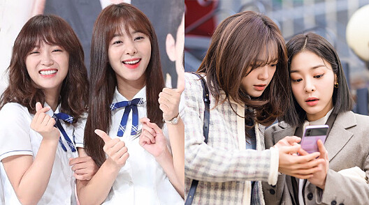 金世正薛仁雅在《學校2017》及《社內相親》兩度合作