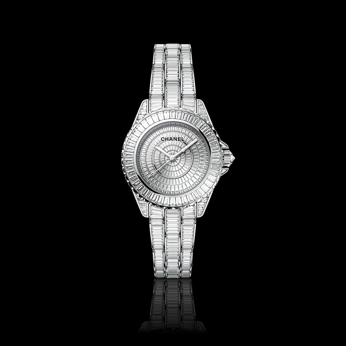 Chanel新錶：J12 Baguette Diamond Star腕錶