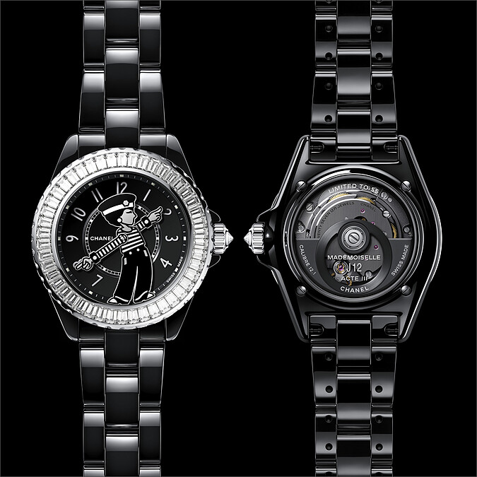 Chanel新錶：Mademoiselle J12 La Pausa 腕錶