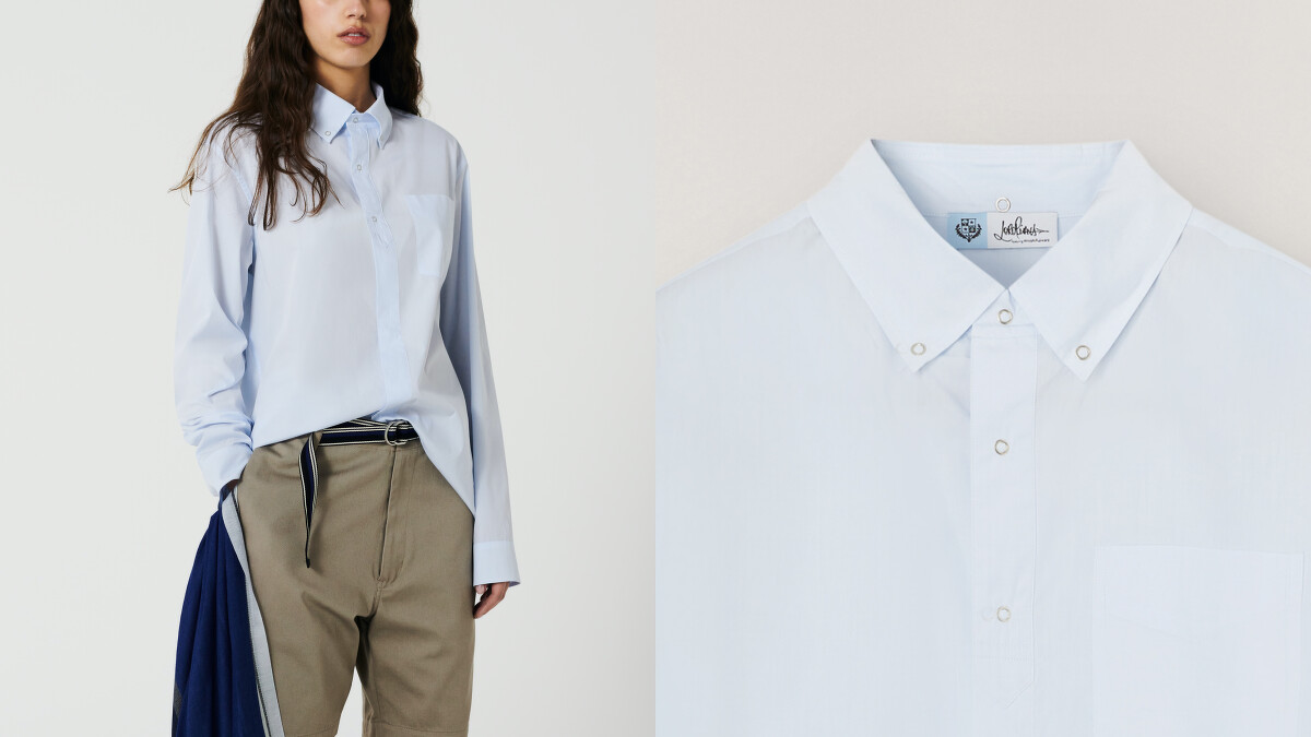 Loro Piana x 藤原浩 府綢襯衫，NT$18,500