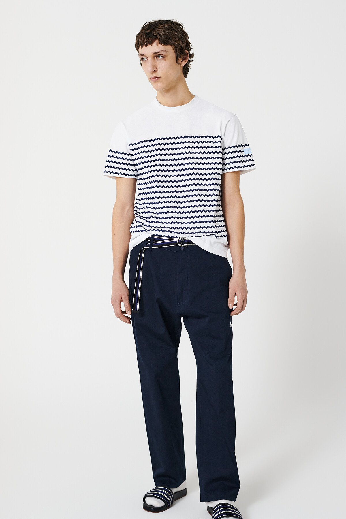 Loro Piana x 藤原浩 波浪棉質圓領上衣，NT$16,100