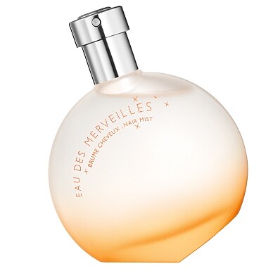 Hermès Eau des Merveilles橘彩星光香髮噴霧50ml，NT2,300。