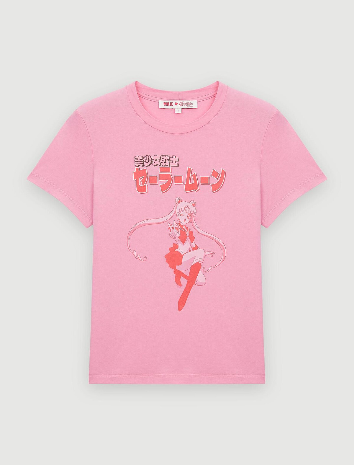 Maje x 美少女戰士限定系列_短袖印花上衣，NT$4,410