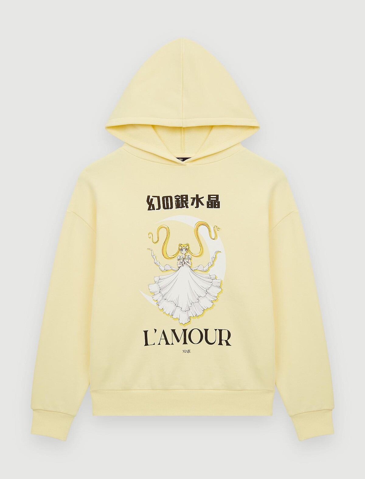 Maje x 美少女戰士限定系列_連帽抽繩上衣，NT$8,120