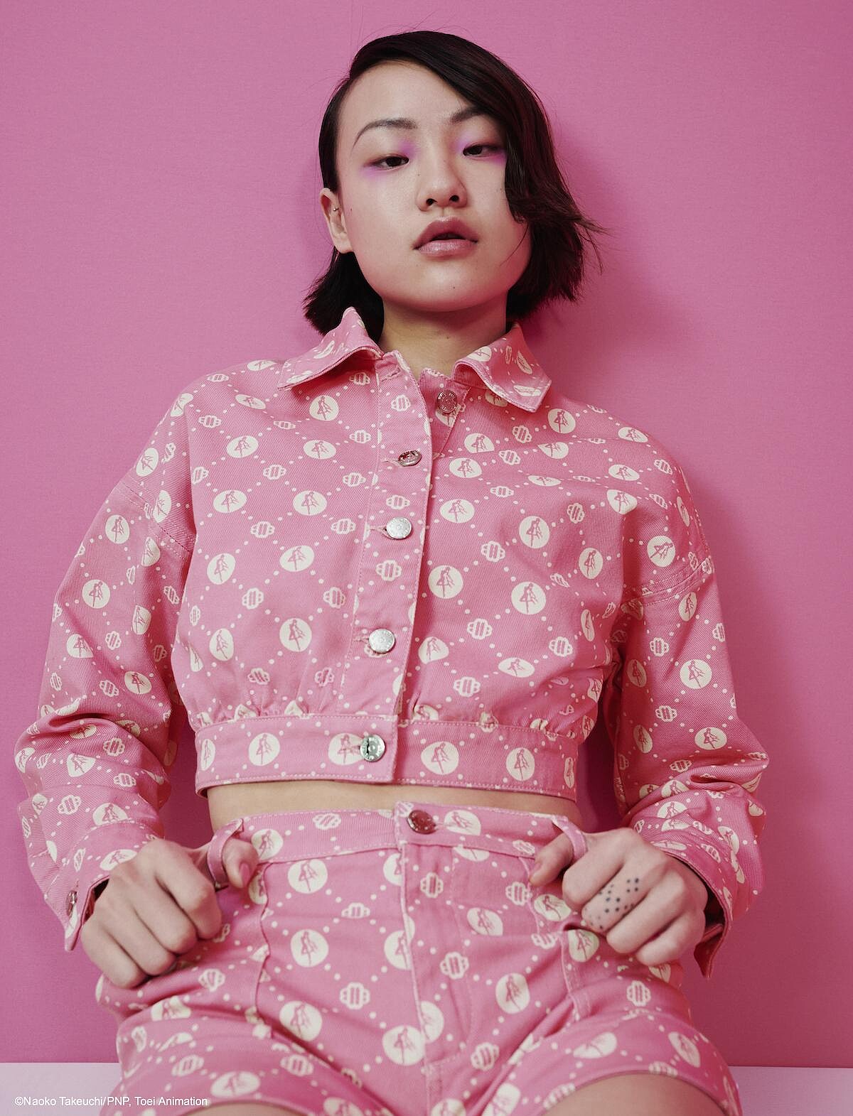 Maje x 美少女戰士限定系列_印花套裝