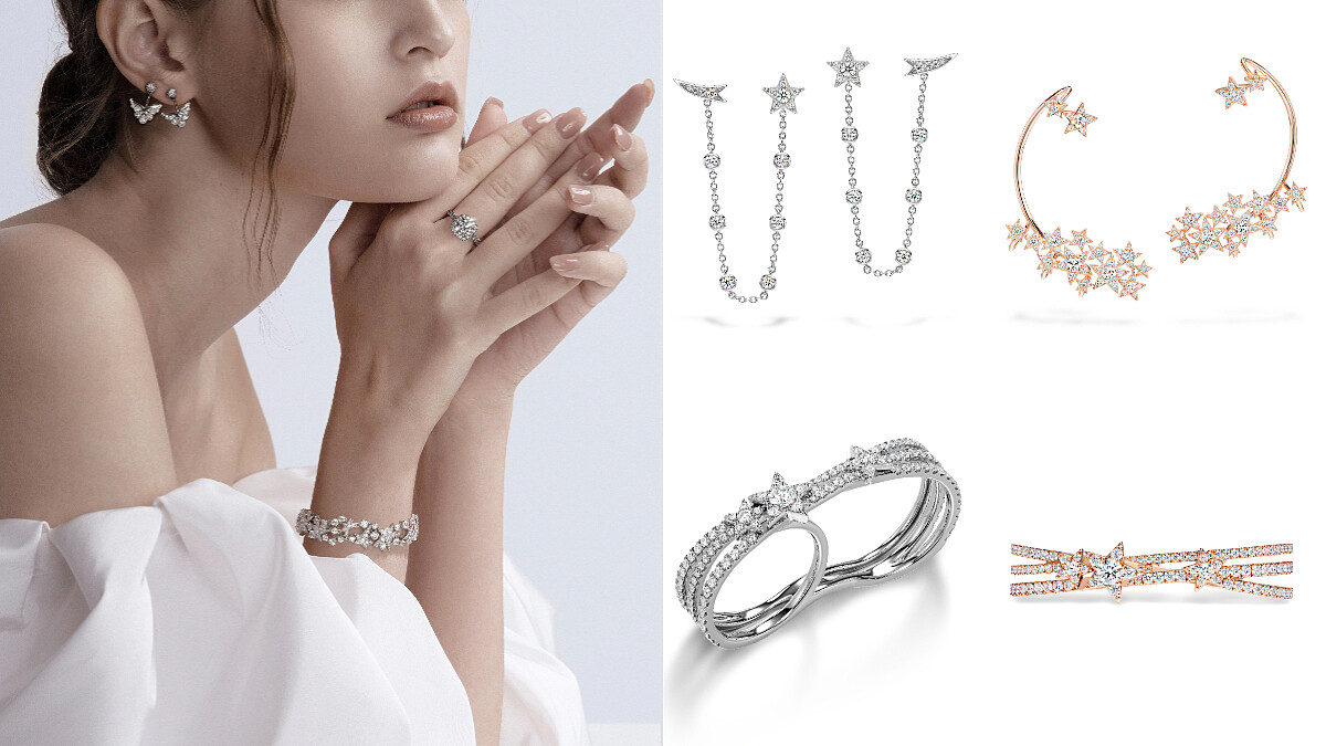 星光繚繞，幸福相伴！Hearts On Fire獻上全世界最美的星鑽珠寶「Illa Luxe」系列，讓妳戴上屬於自己的璀璨奢美光芒！